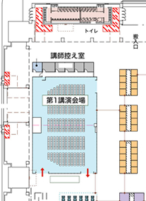 癒しフェア会場見取り図1